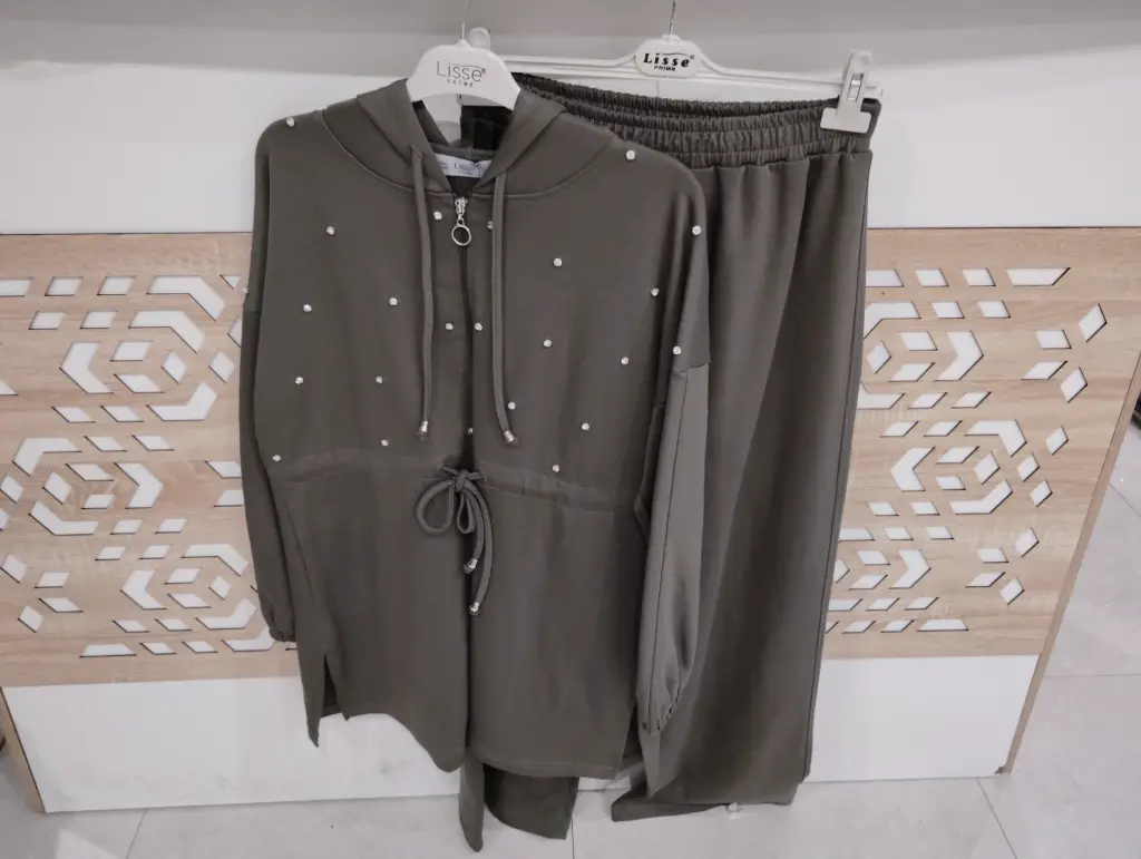 [869-58882-S] Two Piece Set - Olive (S)