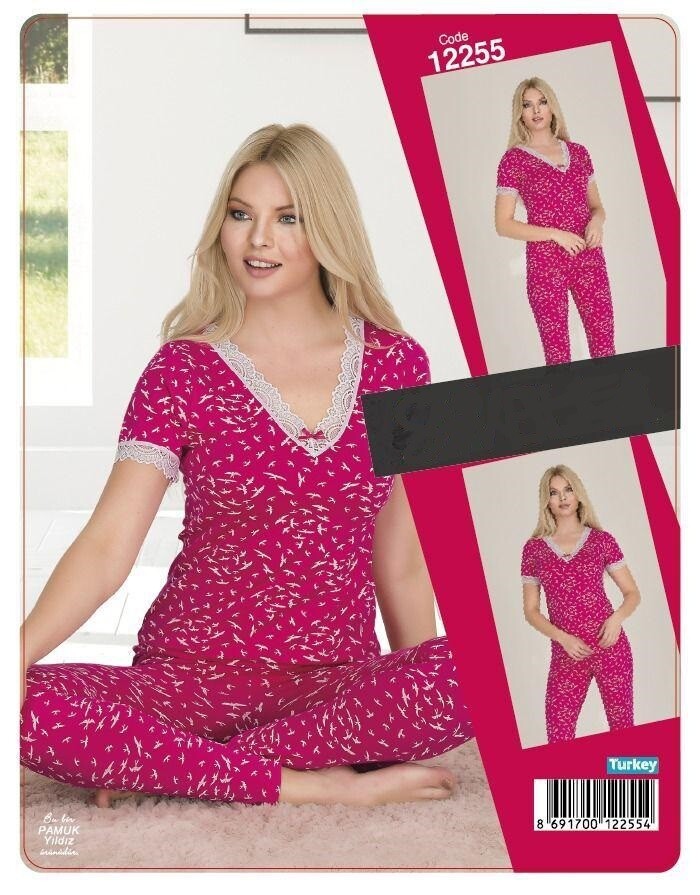 Pajamas Half Sleeve Lace