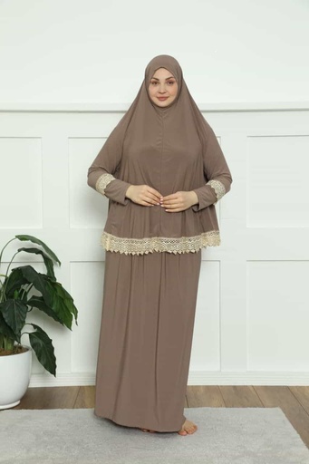 [112024-726-Beige] Women's prayer set Beige 